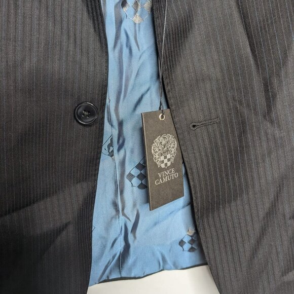 NWT Mens Black Vince Camuto Sports Coat Size 40R - Picture 2 of 8